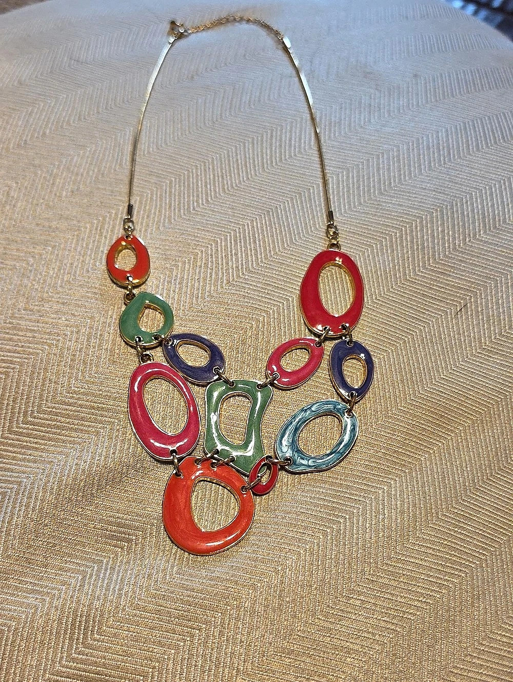 Multicolor Statement Necklace Like New